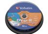Verbatim DVD-R 4.7GB 16X Waterproof Printable cake 10